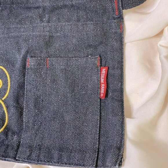 5/$25 Vintage Medium Rare Jean Pocket Cross Body Belt Bag - Picture 2 of 7